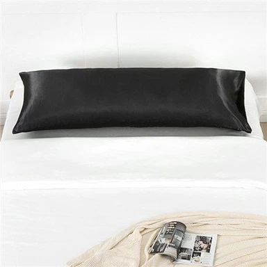 Funda de almohada de cuerpo satinado
