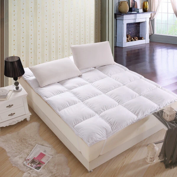 King Size Baffle Boxes Feather Mattress Topper