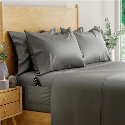 Sábana de cama Tencel de bolsillo profundo